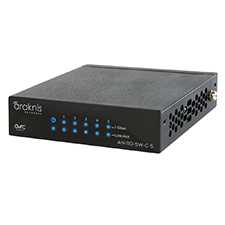 Araknis 110 Series unmanaged Gigabit switch, 5 Rear Ports