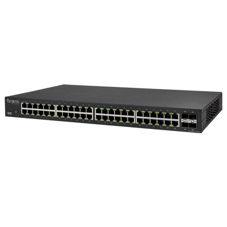Araknis 220 Series managed Gigabit PoE+ switch, 48-port front-ports model