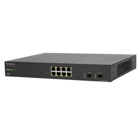 Araknis 320 Series managed Gigabit switch, 8-port front-ports model