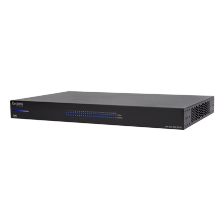 Araknis 320 Series managed Gigabit switch, 24-port rear-ports model