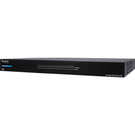 Araknis 620 Series L3 managed multi-gigabit PoE++ switch, 24-port rear-ports model