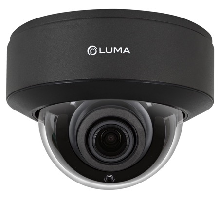 420 Series 4MP motorized dome IP outdoor camera, black