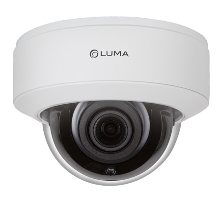 420 Series 4MP motorized dome IP outdoor camera, white