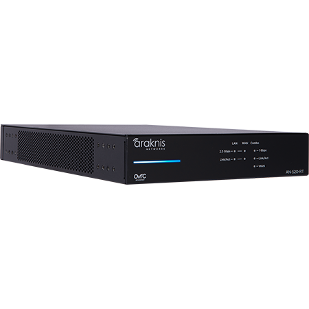 Araknis 520 Router - Demi-right view