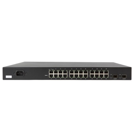 Araknis 320 PoE Switch - 24-Port rear-ports panel