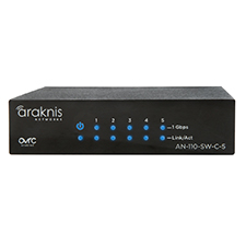 Araknis 110 Switch AN-110-SW-C-5 - alt view