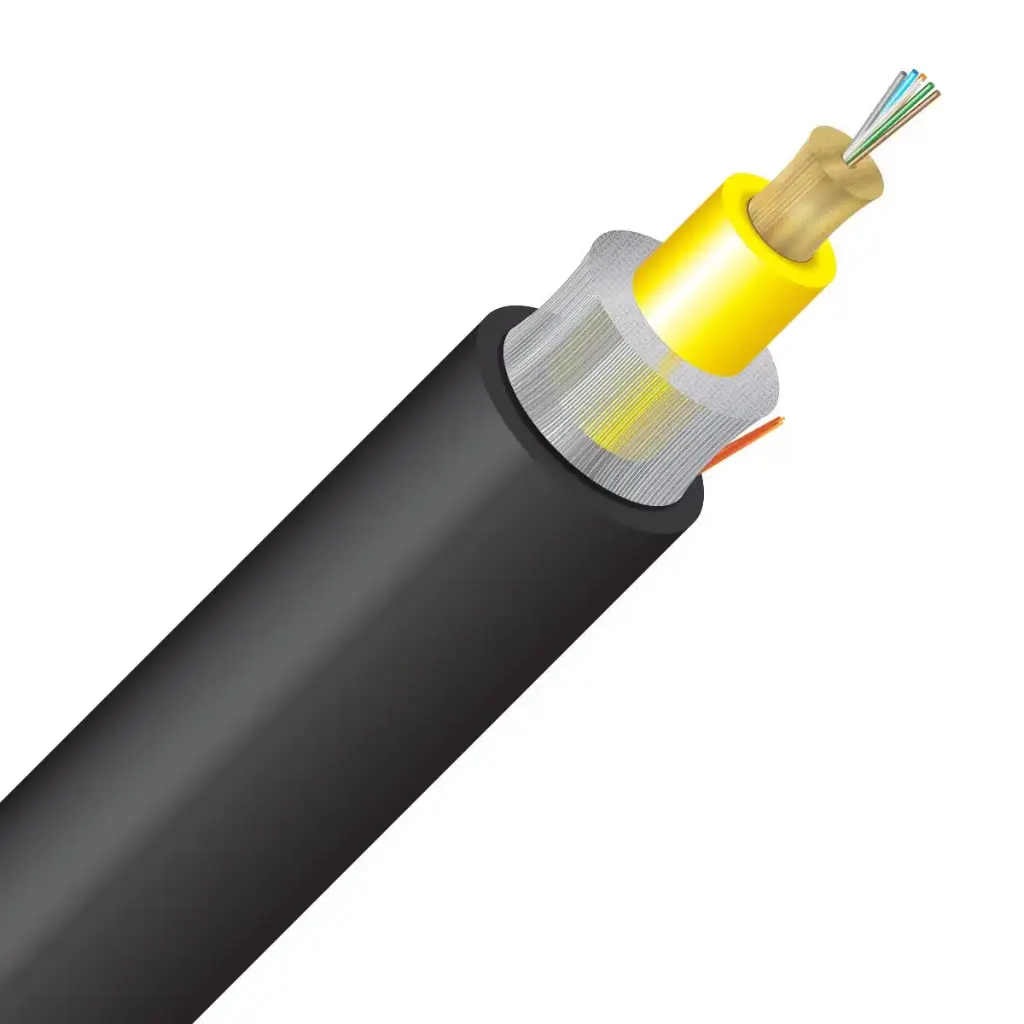 6 Strand OS2, Rugged Micro Distribution Loose Tube, Riser Indoor/Outdoor - per Foot