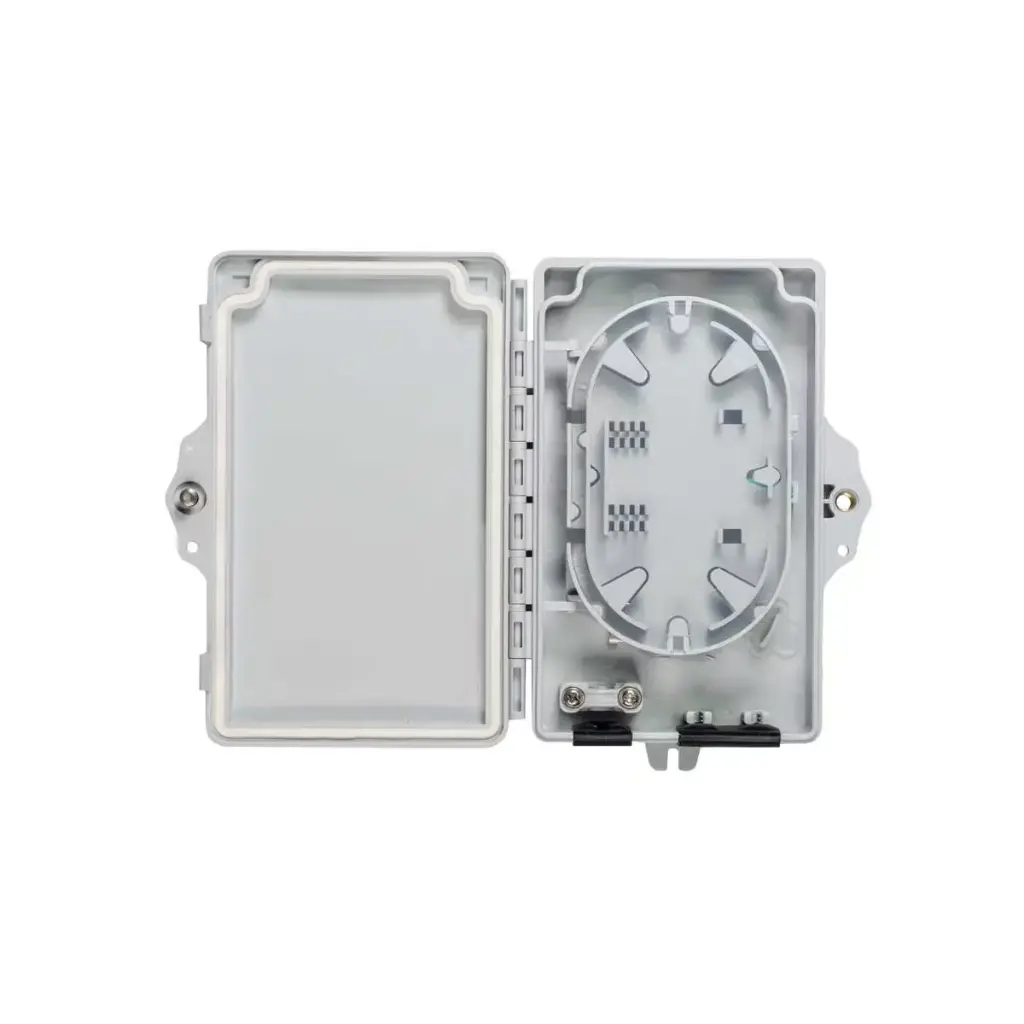 Outdoor Fiber Optic Plastic Enclosure, Empty (Holds 2 SC Simplex or 2 LC Duplex Adapters)