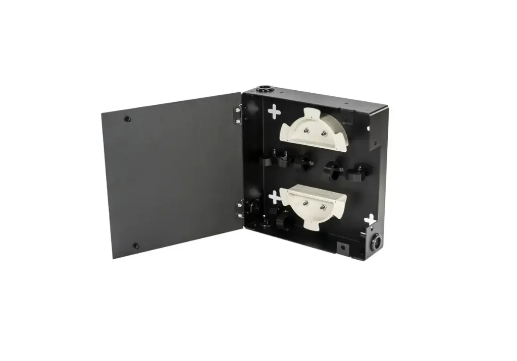 Extra Small, Empty Wall Mount with Solid Metal Door No Lock Holds 1 Plate
