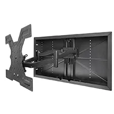 VersaMount™ Dual-Arm In-Wall Articulating Mount – 49-90" Displays
