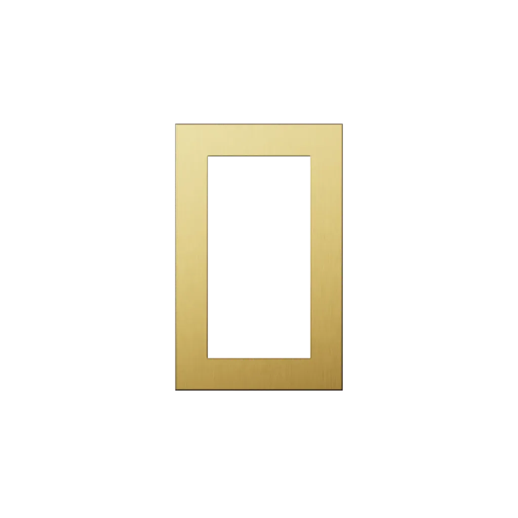 [C4-L-FP1-SB] Lux 1 Gang-Faceplate - Satin Bronze