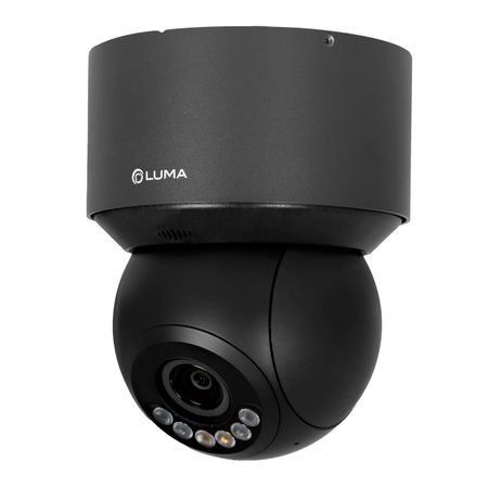 420 Series 4MP Mini PTZ IP Outdoor Camera, Black