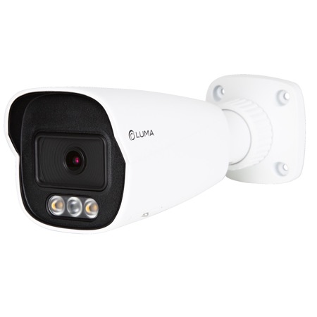 [LUM-520-IP-BFCW] 520 Series 5MP 24/7 Color Bullet IP Outdoor Camera, White