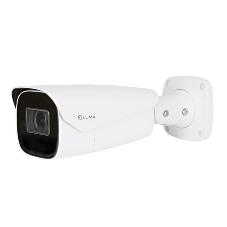 [LUM-820-IP-BMW] 820 Series 8MP Motorized Bullet IP Outdoor Camera, White