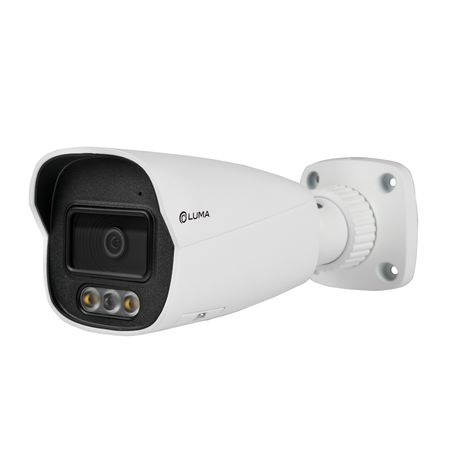 8MP X20 Hybrid Bullet IP Camera, Fixed Lens, White