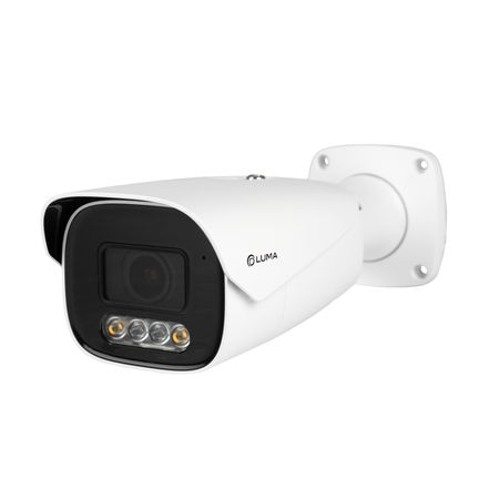 [LUM-820-IP-BMHW] 8MP X20 Hybrid Bullet IP Camera, Motorized Lens, White