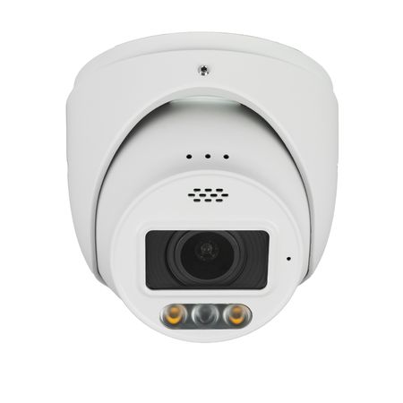 [LUM-820-IP-TMHW] 8MP X20 Hybrid Turret IP Camera, Motorized Lens, White