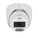 8MP X20 Hybrid Turret IP Camera, Motorized Lens, White