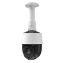X20 WP 5in PTZ Ceiling Extension Mount, White