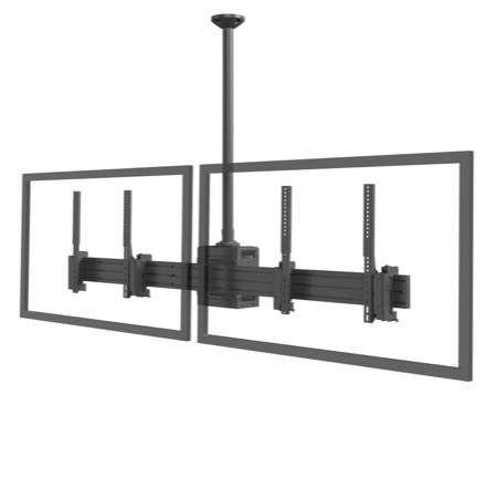 Carbon Series Dual-Sided Landscape Ceiling Mount - 40"-55"