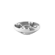 Carbon Series Circular Ceiling Plate - 6" | White