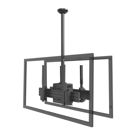 Carbon Series Dual-Sided Landscape Ceiling Mount - 40"-55"