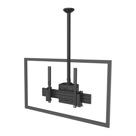 Carbon Series Single-Sided Landscape Ceiling Mount - 40"-55"