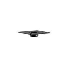 [SM-CB-CM-SPLT-6-BLK] Carbon Series Square Ceiling Plate - 6" | Black