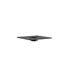 [SM-CB-CM-SPLT-8-BLK] Carbon Series Square Ceiling Plate - 8" | Black