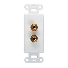 Decora Strap with 1-Pair of Gold-Plated Five-Way Speaker Binding Posts