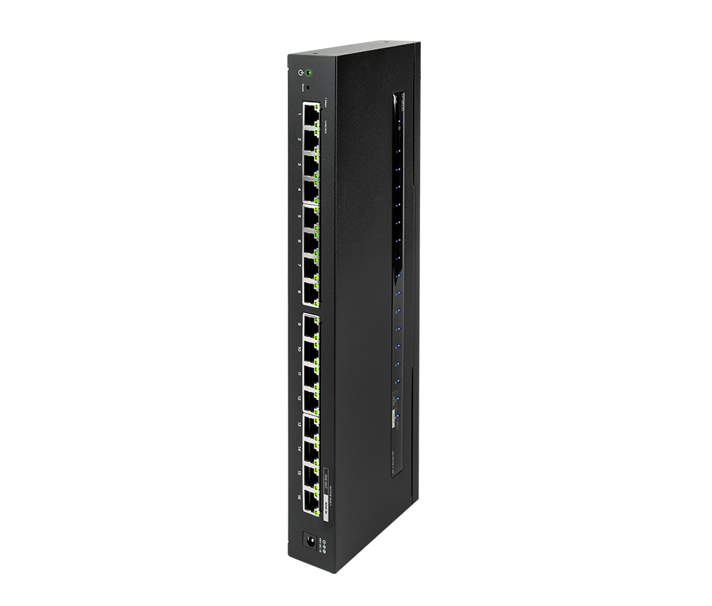 110 Series Unmanaged+ Gigabit Compact Switch | 16 Side Ports