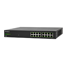 [AN-110-SW-F-16] 110 Series Unmanaged+ Gigabit Switch | 16 Front Ports