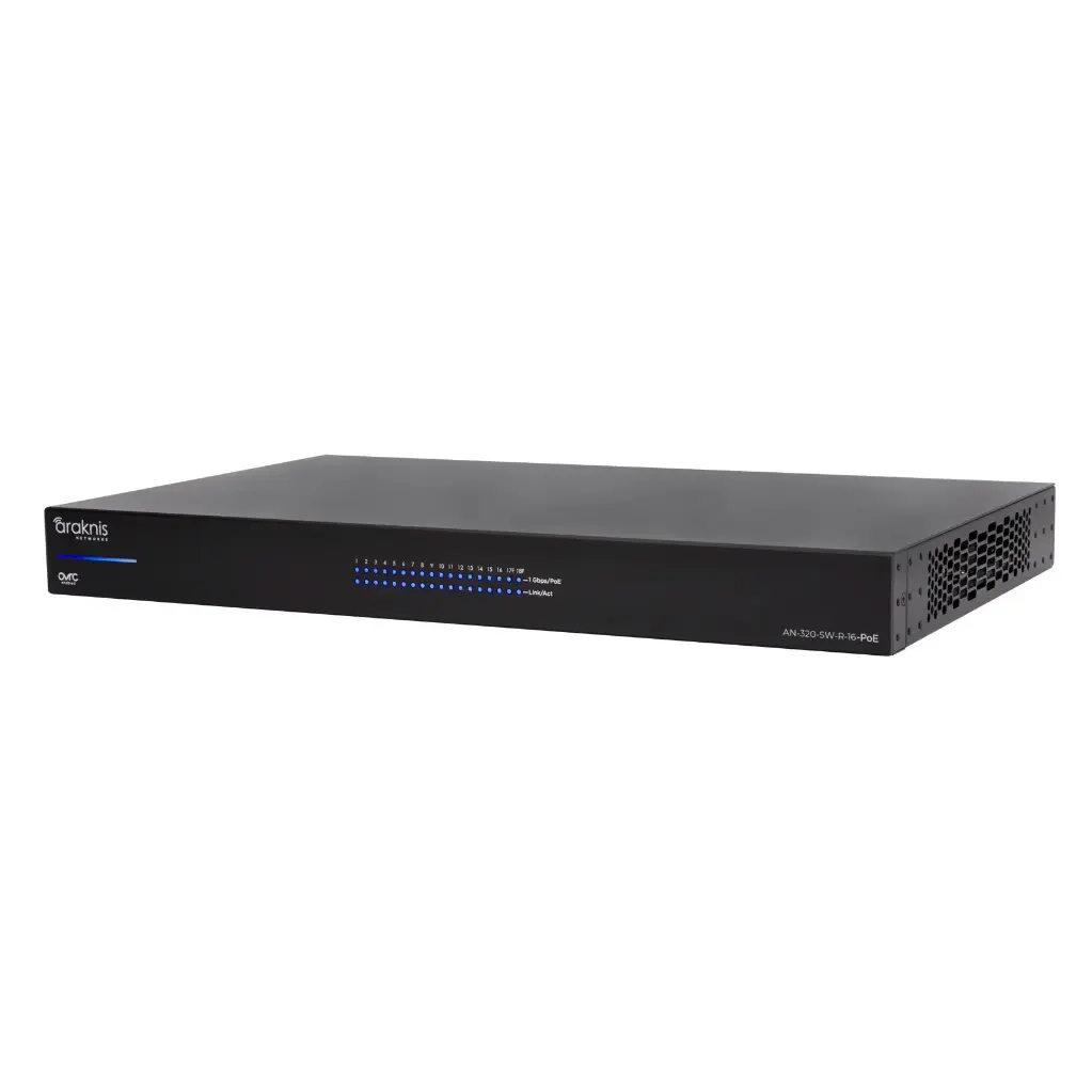 320 Series L2 Managed Gigabit Switch with Full PoE+| 16+ 2 Rear Ports