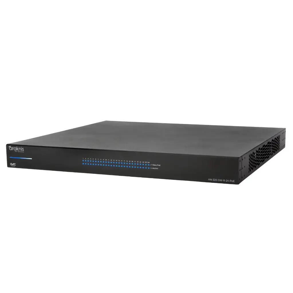 320 Series L2 Managed Gigabit Switch with Full PoE+| 24+ 2 Rear Ports