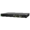 320 Series L2 Managed Gigabit Switch with Full PoE+| 16+ 2 Front Ports