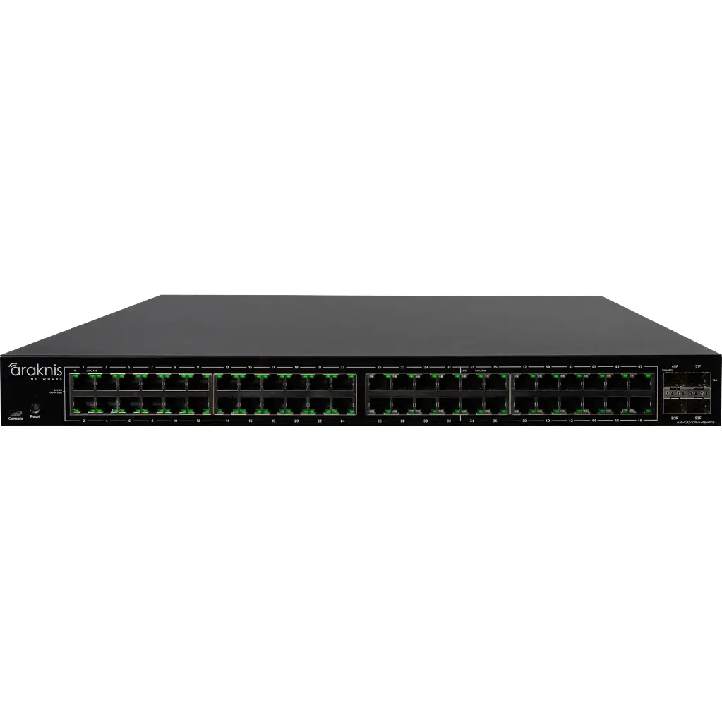 420 Series L3 Managed Partial Multi-gig Switch with Full PoE | 48 Plus 4 Front Ports