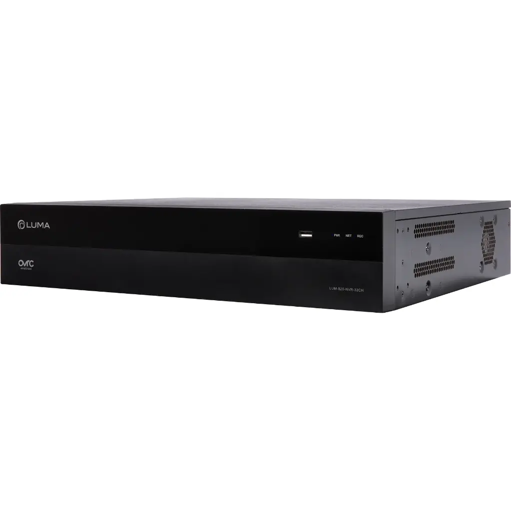 [LUM-820-NVR-32CH-24T] 820 Series NVR - 32 Channels | 2X12TB