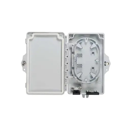 [SSF-OTB2] Outdoor Fiber Optic Plastic Enclosure, Empty (Holds 2 SC Simplex or 2 LC Duplex Adapters)
