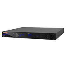 [WB-800CH1U-IPVM-8] 1U Integrated Faceplate IP Power Conditioner | 8 Individually Metered & Controlled Outlets