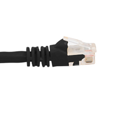 [WP-PC-CAT6-1FT-BLK] Cat 6 Ethernet Patch Cable - 1 ft | Black 