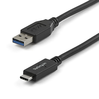 [USB31AC1M] 1m (3.3ft) USB-A to USB-C Charging Cable, Charge & Sync, USB 10Gbps, USB A to USB C Data Cord, M/M, Black