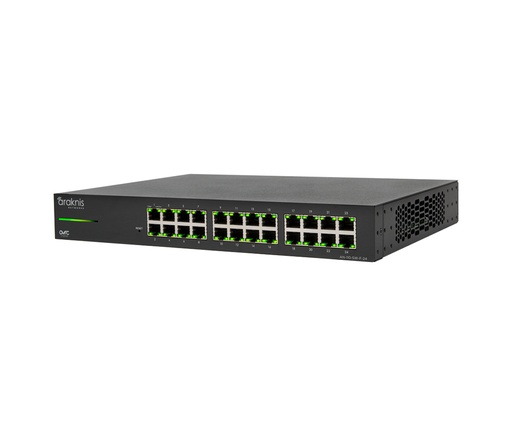 [AN-110-SW-F-24] 110 Series Unmanaged+ Gigabit Switch | 24 Front Ports