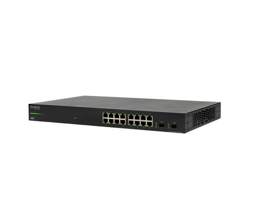 [AN-210-SW-F-16-POE] 210 Series Websmart Gigabit Switch with Partial PoE+ | 16 + 2 Front Ports