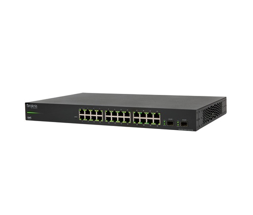 [AN-210-SW-F-24-POE] 210 Series Websmart Gigabit Switch with Partial PoE+ | 24 + 2 Front Ports